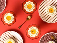 Entremets citron et mandarine "Bonne fête maman"