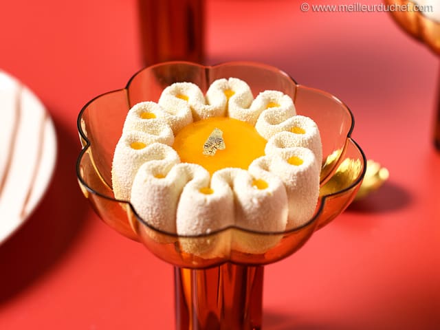 Entremets citron et mandarine "Bonne fête maman"
