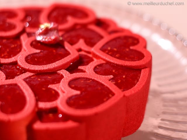 Entremets de la Saint Valentin