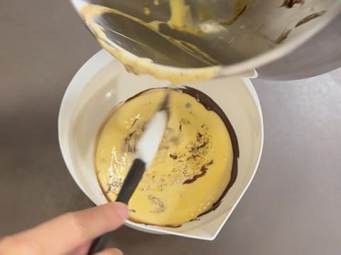 Entremets 2 chocolats et caramel fumé - 102