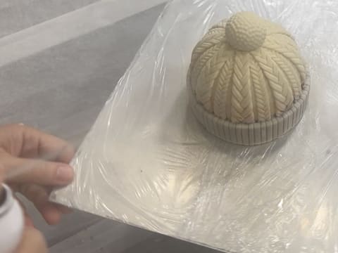 Entremets 2 chocolats et caramel fumé - 122