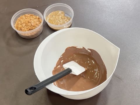 Entremets 2 chocolats et caramel fumé - 31