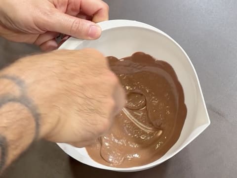 Entremets 2 chocolats et caramel fumé - 33