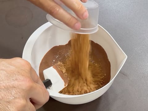 Entremets 2 chocolats et caramel fumé - 34