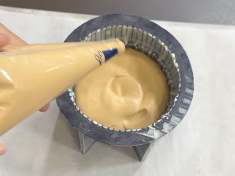 Entremets 2 chocolats et caramel fumé - 77