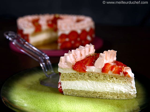 Désir printanier aux fraises et fromage blanc