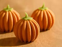 Entremets d'Halloween butternut/mandarine