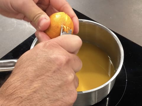 Entremets d'Halloween butternut/mandarine - 2