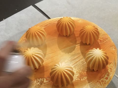 Entremets d'Halloween butternut/mandarine - 68