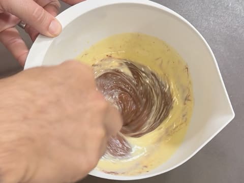 Entremets myrtilles, chocolat & vanille - 116