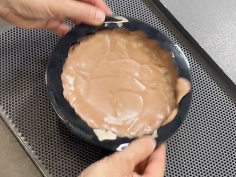 Entremets myrtilles, chocolat & vanille - 129