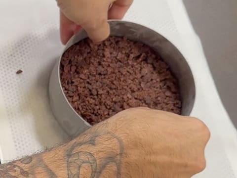 Entremets myrtilles, chocolat & vanille - 139