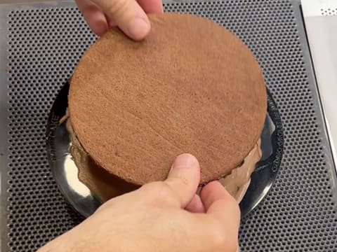 Entremets myrtilles, chocolat & vanille - 141