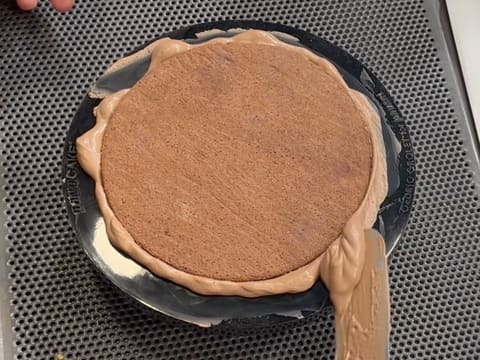 Entremets myrtilles, chocolat & vanille - 144
