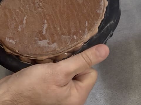 Entremets myrtilles, chocolat & vanille - 159