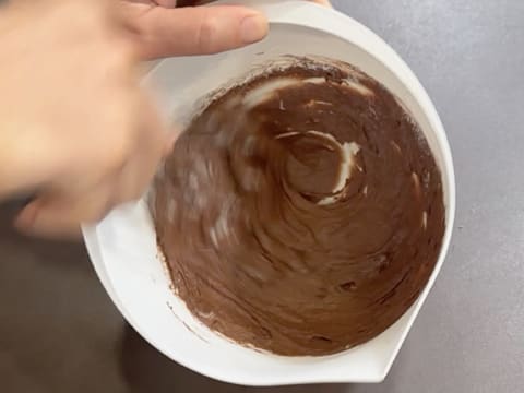 Entremets myrtilles, chocolat & vanille - 43