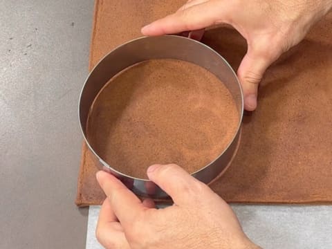 Entremets myrtilles, chocolat & vanille - 78
