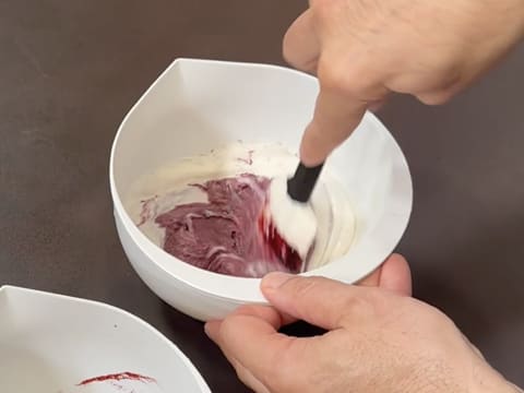 Entremets myrtilles, chocolat & vanille - 87