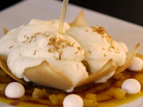 Espuma d'ananas et perles de coco façon piña colada - 61