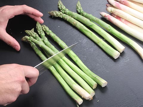 Feuilleté d'asperges, sauce mousseline - 5