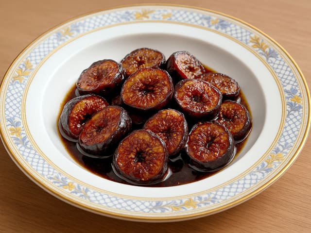 Figues rôties au vinaigre balsamique
