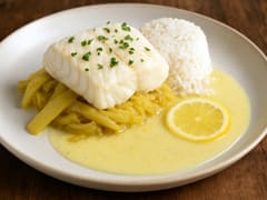 Filet de poisson au fenouil sauce au citron