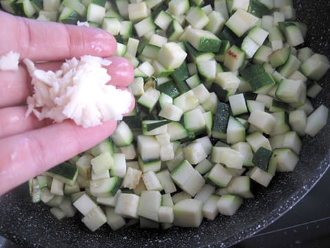 Flan de courgettes - 4