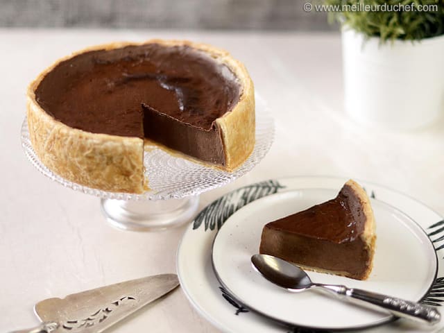 Flan pâtissier au chocolat