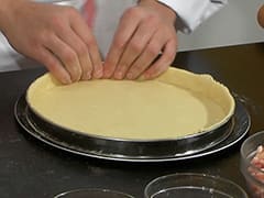 Foncer un cercle à tarte