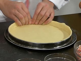 Foncer un cercle à tarte