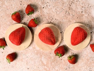 Fraise en trompe l'œil