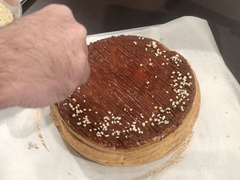 Galette des rois frangipane noisette/caramel - 140