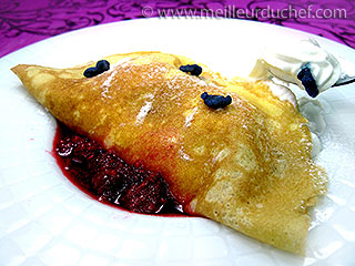 Galettes aux framboises