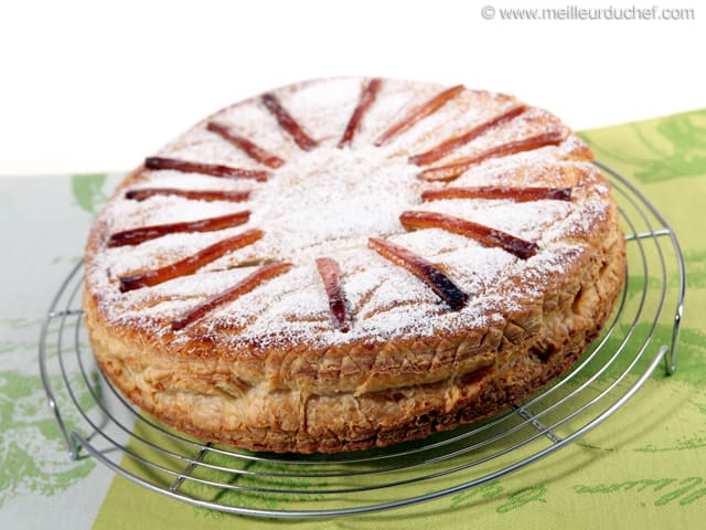 Galette des rois chocolat et oranges confites