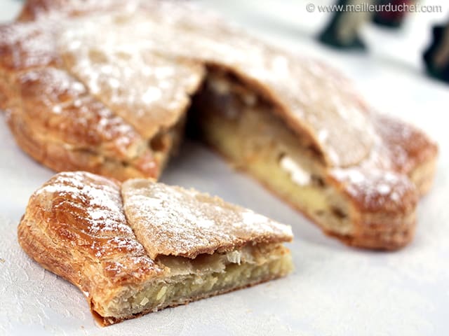 Galette des rois à la frangipane et craquelin