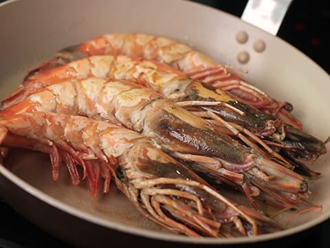 Gambas à la crème d'ail - 5