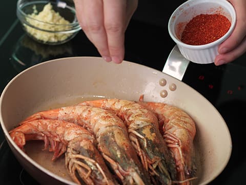 Gambas à la crème d'ail - 7