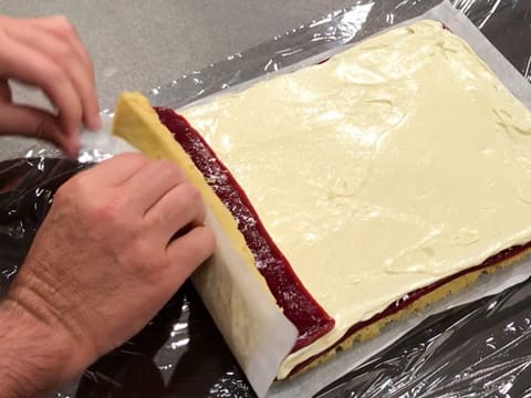 Gâteau roulé aux framboises - 78