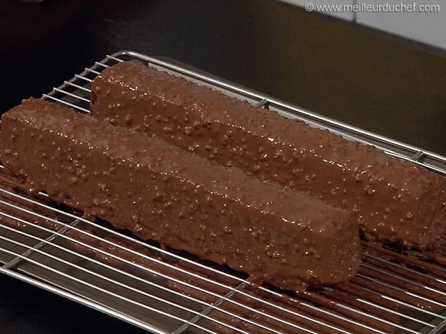 Glaçage au chocolat façon rocher