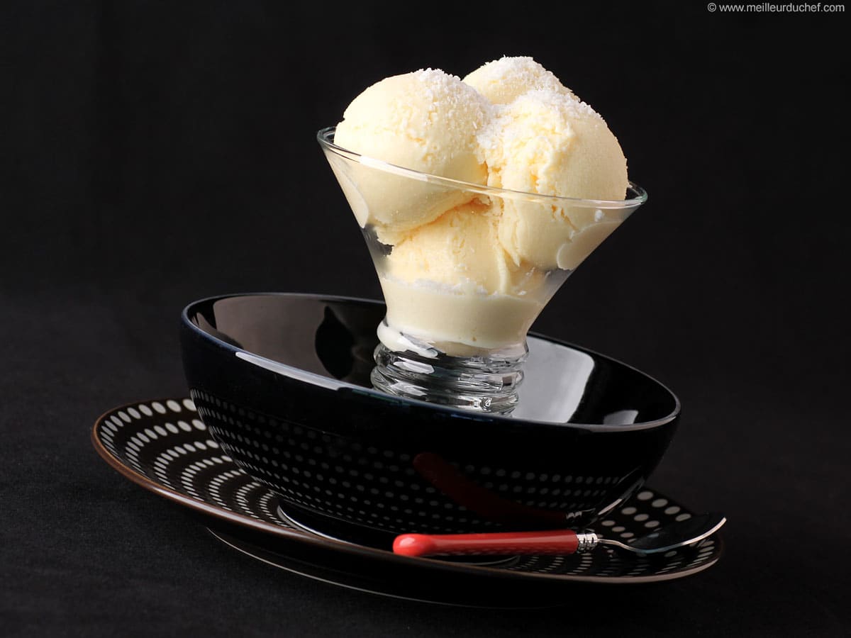 Glace à la noix de coco - Fiche recette avec photos - Meilleur du Chef