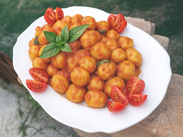 Gnocchis fritti