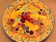 Gratin de fruits au champagne