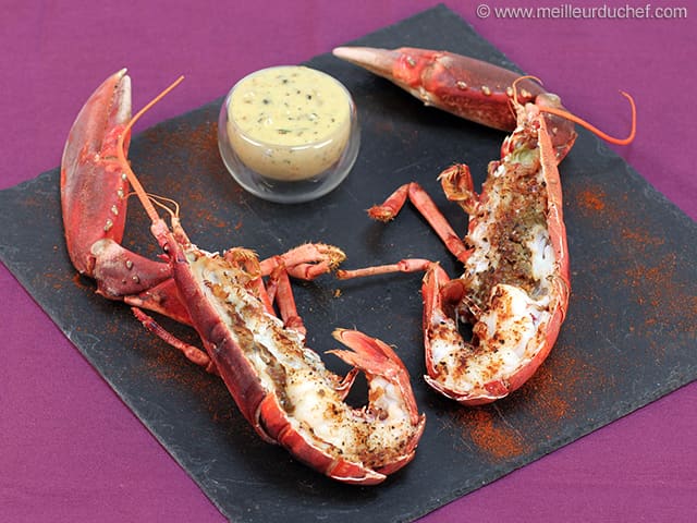 Homard rôti, sauce béarnaise