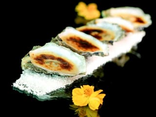 Huîtres gratinées