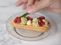 Éclair framboise estragon