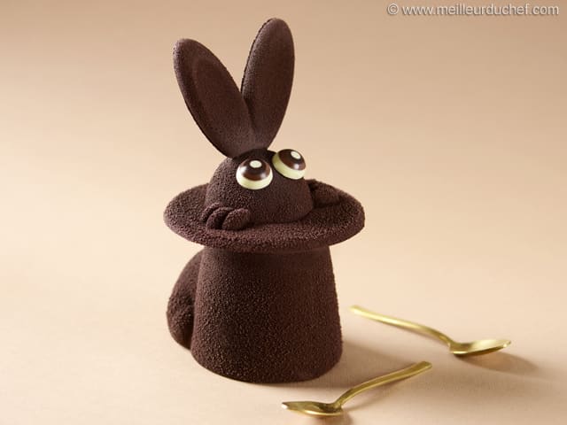 Lapin de Pâques en chocolat - Fiche recette avec photos - Meilleur du Chef