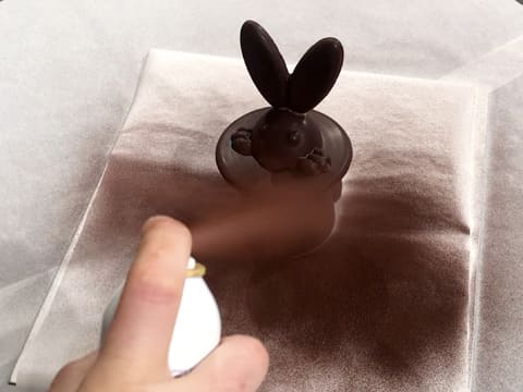 Moulage en chocolat du lapin Bunny - 91