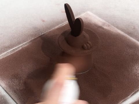 Moulage en chocolat du lapin Bunny - 93