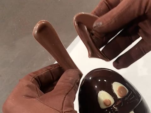 Moulage en chocolat du lapin Eddie - 76