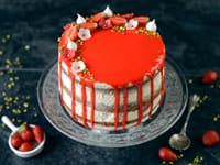 Layer cake aux fraises